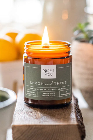 Noel & Co 8oz Lemon & Thyme Soy Candle