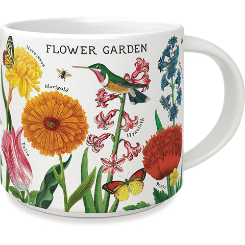 Cavallini Flower Garden Ceramic Mug