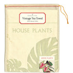 Cavallini House Plants Tea Towel