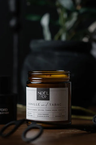 Noel & Co 8oz Vanille & Tabac Soy Candle