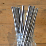 Stainless Steel Reusable Straw (Wide)
