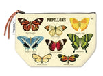 Cavallini Butterflies Vintage Style Make-up Bag